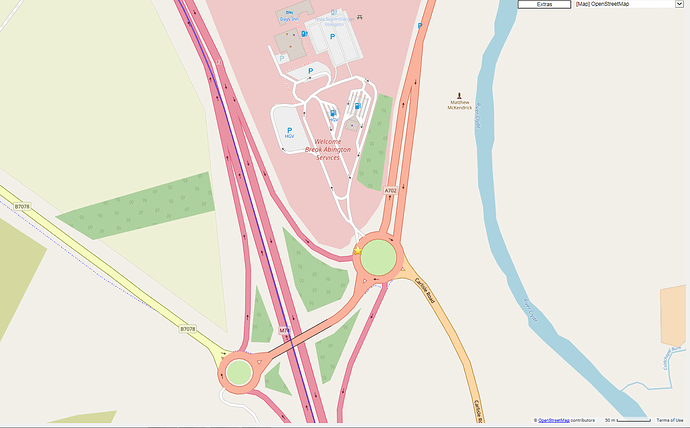 Abington Services M74(M) J13